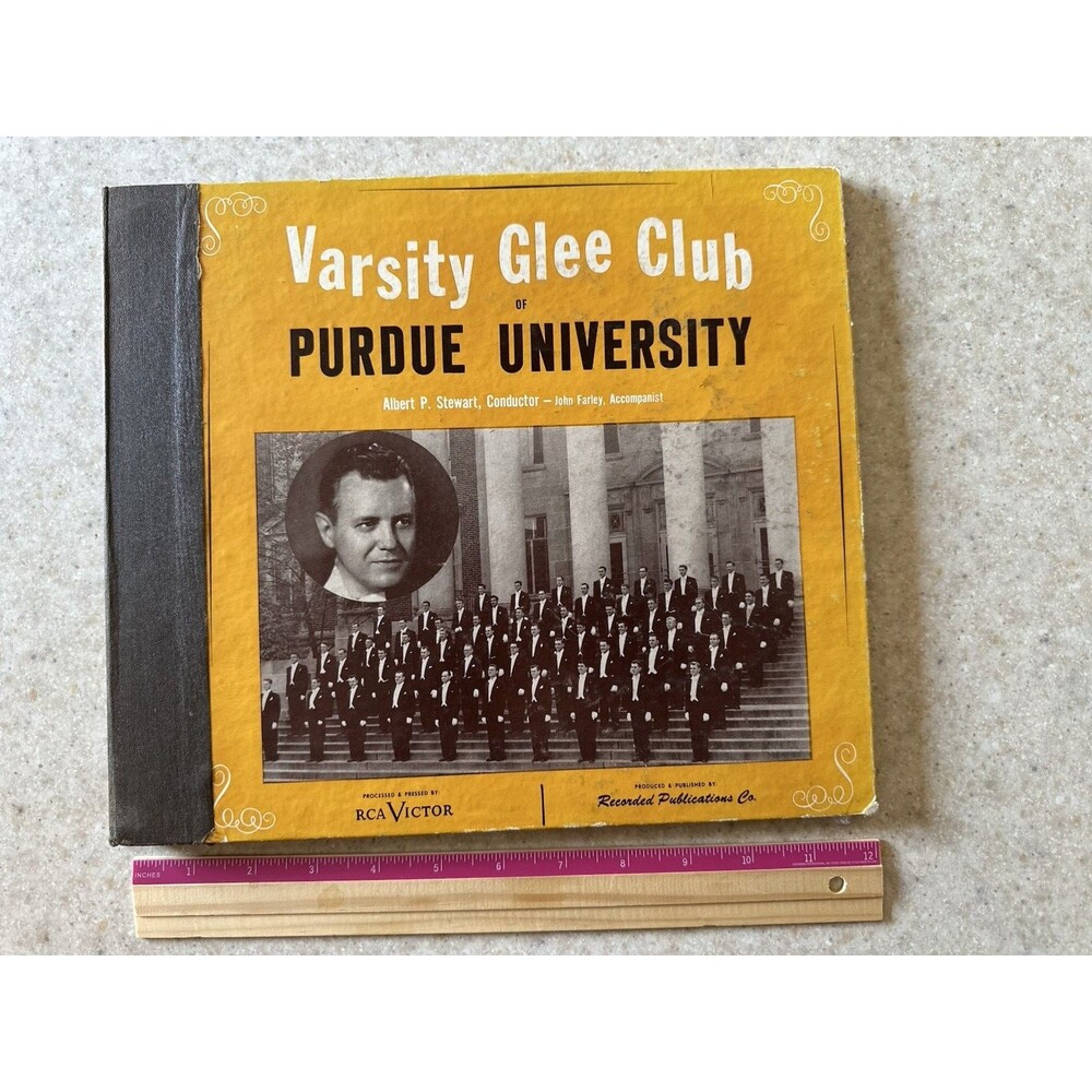 Varsity Glee Club of Purdue University - 78 RPM Early 20th Century 3 RCA Records